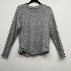 Athleta Mindset Heather Gray Sweatshirt Size M